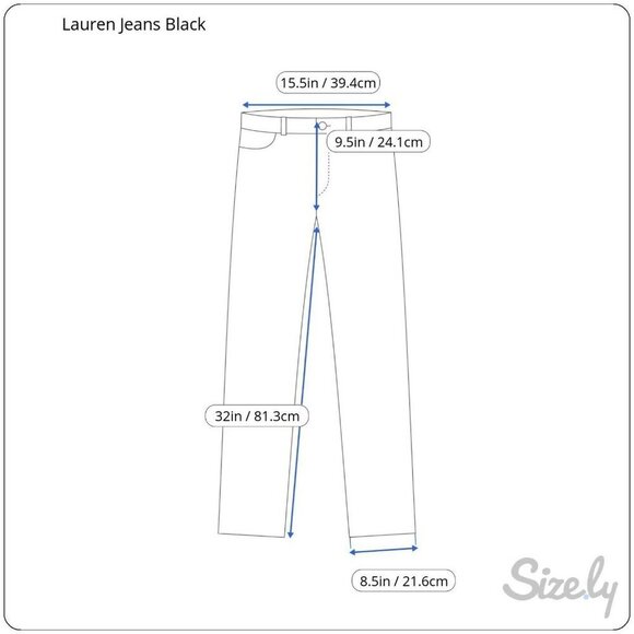 Ralph Lauren Jeans Co Womens Size 6 Black Straight Leg Stretch Jeans Pants - Picture 2 of 10